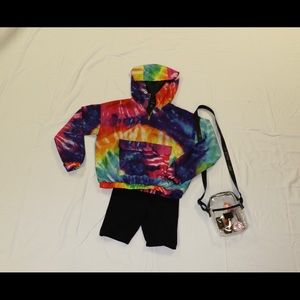 Tie dye pull over